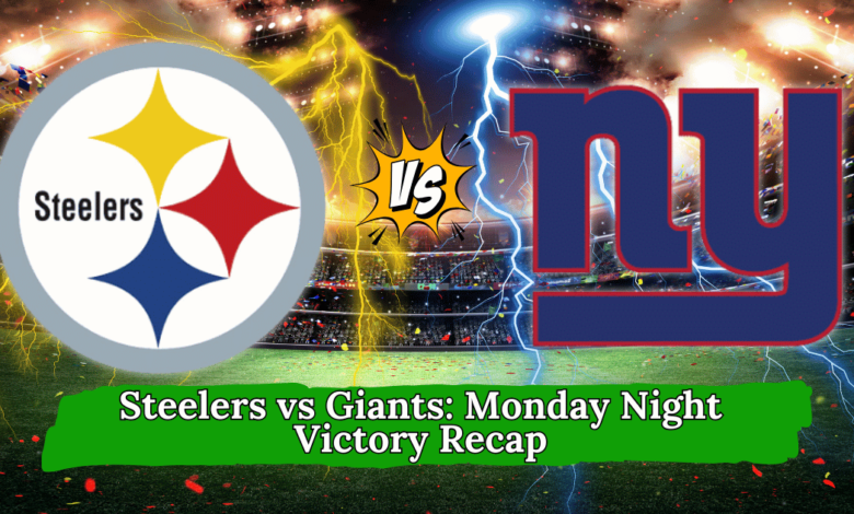 Steelers vs Giants