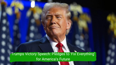 Trumps Victory Speech Pledges to ‘Fix Everything’ for America’s Future